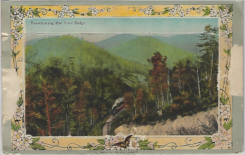     (back of folder) Penetrating the Blue Ridge spcxf005a01-02
