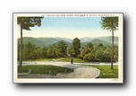 Click to enlarge Craggies and Seven Sisters from Robert E Lee Hall, Blue Ridge NC