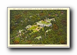 Click to enlarge Airplane View of Robert E Lee Hall and Assembly Bldgs, Blue Ridge NC, near Black Mountain