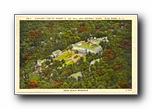 Click to enlarge Airplane View of Robert E Lee Hall and Assembly Bldgs, Blue Ridge NC, near Black Mountain