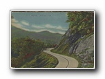 Click to enlarge    (back of folder) US Highway 70 at Point Lookout