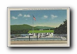 Click to enlarge    Swimming Pool, Club House and Beautiful Lake Tomahawk, Black Mountain