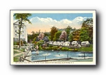 Click to enlarge Swimming Pool and Tents, Blue Ridge Association grounds, Blue Ridge NC