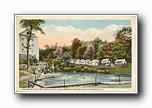 Click to enlarge Swimming Pool and Tents, Blue Ridge Association grounds, Blue Ridge NC