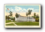 Click to enlarge Robert E Lee Hall, Martha Washington Hall in rear and Flag Staff, Blue Ridge NC