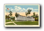 Click to enlarge Robert E Lee Hall, Martha Washington Hall in rear and Flag Staff, Blue Ridge NC