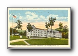 Click to enlarge Robert E Lee Hall, Martha Washington Hall in rear and Flag Staff, Blue Ridge NC