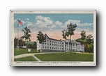 Click to enlarge Robert E Lee Hall, Martha Washington Hall in rear and Flag Staff, Blue Ridge NC