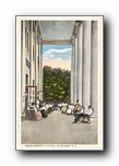 Click to enlarge Porch, Robert E Lee Hall, Blue Ridge NC