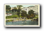 Click to enlarge Robert E Lee Hall and Swimming Pool, Blue Ridge NC