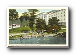 Click to enlarge Robert E Lee Hall and Swimming Pool, Blue Ridge NC