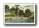 Click to enlarge Robert E Lee Hall and Swimming Pool, Blue Ridge NC