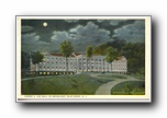 Click to enlarge Robert E Lee Hall by Moonlight, Blue Ridge NC