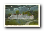 Click to enlarge Robert E Lee Hall by Moonlight, Blue Ridge NC
