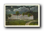 Click to enlarge Robert E Lee Hall by Moonlight, Blue Ridge NC