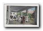 Click to enlarge     Veranda, Pritchelle Hall, the Assembly Hotel, Ridgecrest (note Pritchell is spelled with an 