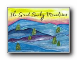 Click to enlarge The Great Smoky Mountains, YMCA Blue Ridge Assembly (artwork, folded card)