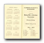 Click to enlarge 1922-23 Clemson College YMCA Handbook (title page)