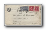 Click to enlarge Envelope Robert E Lee Hall, Blue Ridge NC (PM: Blue Ridge NC)