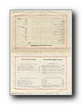 Click to enlarge Helping Win the War at Home and Overseas, 1918 (side 1, left side, unfolded)