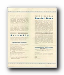 Click to enlarge YMCA Graduate School Bulletin, Vol 6 No 1, Jan 1936