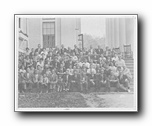Click to enlarge (unidentified) group of men, women, children (A8604 on front)