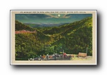 Click to enlarge Moonlight over the Royal Gorge from Point Lookout, Western North Carolina