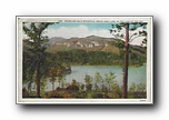 Click to enlarge Rumbling Blad Mountain, above Lake Lure, in the Land of the Sky