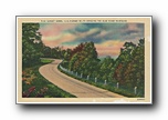 Click to enlarge Sunset Scene US Highway No. 74 Crossing the Blue Ridge Mountains