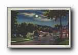 Click to enlarge Main Street by Night, Black Mountain NC, 