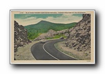 Click to enlarge Blue Ridge Parkway near Mount Mitchell, highest peak east of the Mississippi