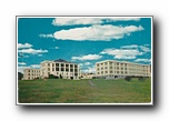 Click to enlarge View of Veterans' Hospital from grounds, showing Administration Building, Oteen NC
