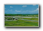 Click to enlarge The Interchange of Highways I-26 and I-40 near Asheville, North Carolina