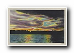 Click to enlarge (unmarked) sunset on lake