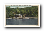 Click to enlarge Lakeside Building (The Book Store) on Lake Susan, Montreat NC