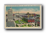 Click to enlarge View of the Plaza and Asheville NC, from US Flight Control Command Headquarters
