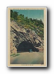 Click to enlarge Approaching one of the tunnels on the Blue Ridge Parkway 