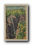 Click to enlarge Hickory Nut Falls (400 feet high), in the Chimney Rock Section, Western North Carolina