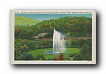 Click to enlarge Andrews Geyser Fountain on Southern Railway at Round Knob, Western North Carolina