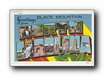Click to enlarge Greetings from Black Mountain North Carolina (city stamp Black Mountain)