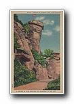 Click to enlarge Glimpse of Chimney Rock and Pavilion, a portion of Cliff Dwellers Inn appearing to the left