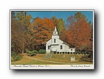 Click to enlarge Bearwalla Baptist Church in Western NC (card says Bearwalla, but the church is Bear Wallow in Gerton NC)