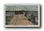 Click to enlarge Part of Medical Detachment Street, showing Barracks, USA General Hospital No 19 Oteen, near Azalea and Asheville