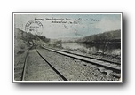 Click to enlarge Along the French Broad River, Asheville NC (stamp coverving stamp box, assuming this is a CUW card; mirror postmark on front of card)