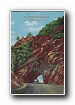 Click to enlarge Tunnel Through Mountain on the new Blue Ridge Parkway near Black Mountain and Old Fort, North Carolina