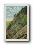 Click to enlarge Ground Hog Slide, Chimney Rock near Asheville NC