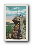 Click to enlarge The Last Stairway on top of Chimney Rock, Asheville NC