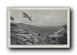 Click to enlarge View from High Cliff, Showing Top of Chimney Rock and Lake Lure -