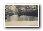 Click to enlarge Asheville NC, Along the Swannanoa River (undivided back)