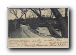 Click to enlarge Asheville NC, A Mountain Drive (undivided back) (Lover's Bridge?)